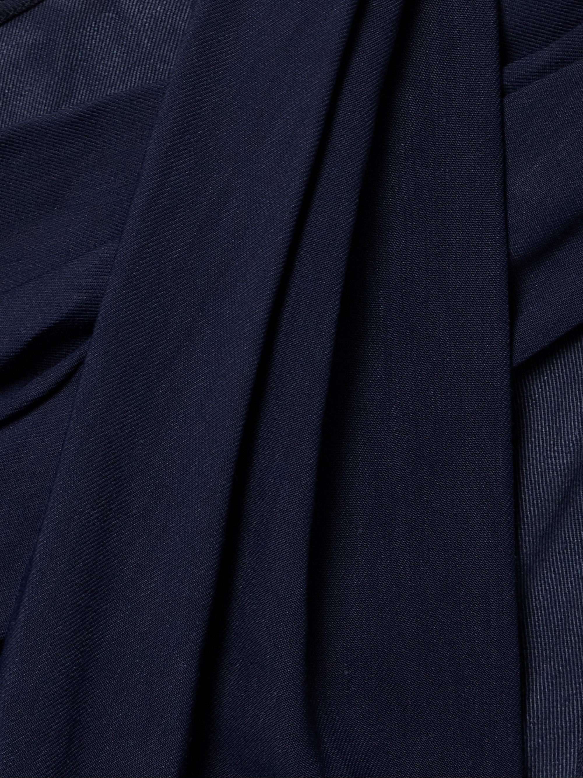 A.L.C. Murphy II belted pleated linen-blend twill halterneck jumpsuit