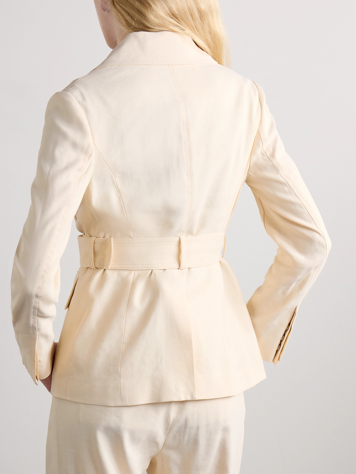 A. L.C. - Savannah Belted Linen-Blend Twill Jacket