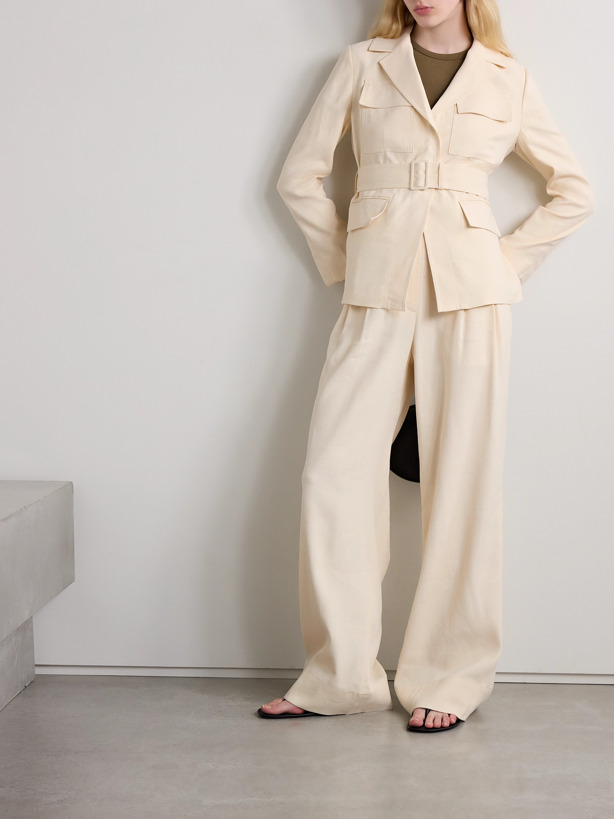 A. L.C. - Savannah Belted Linen-Blend Twill Jacket