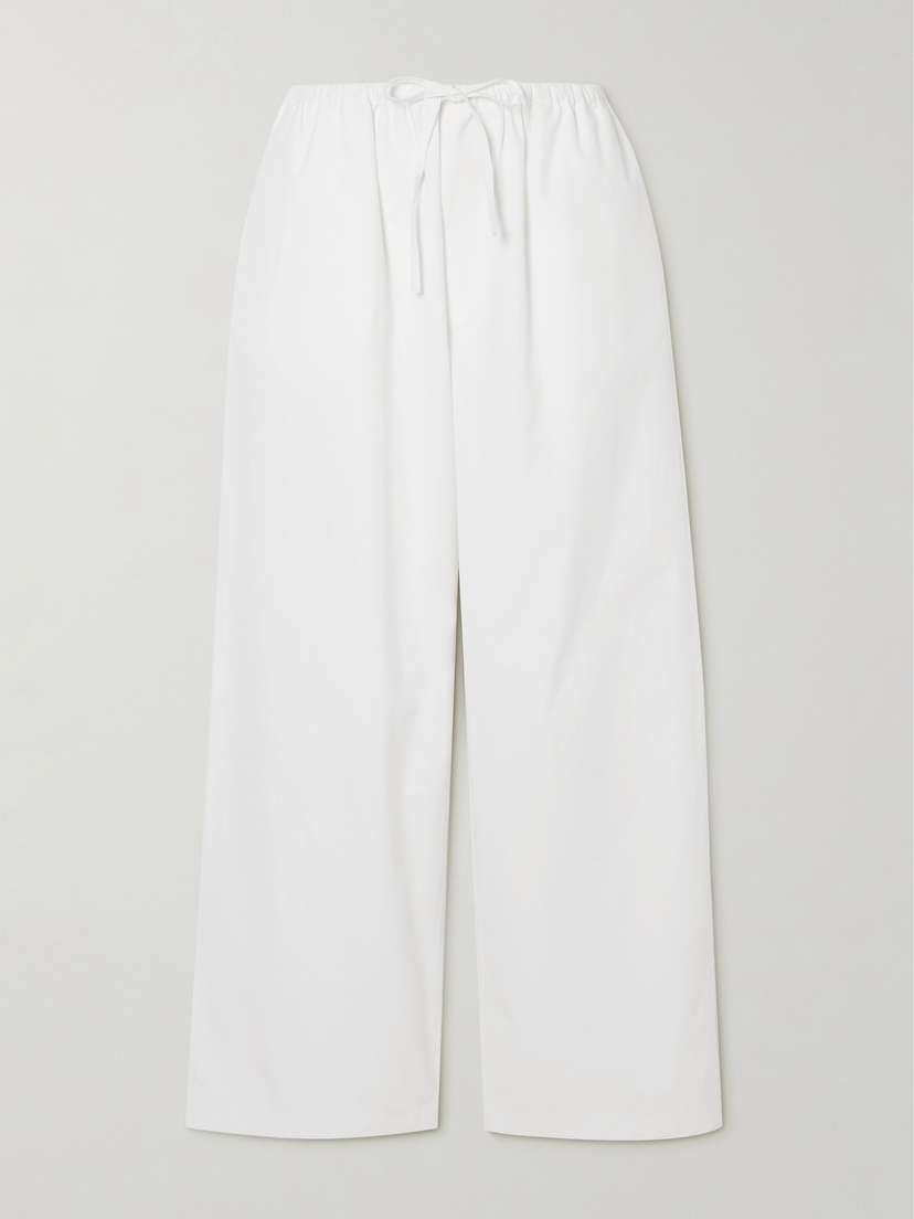 Baserange Kolla Organic Cotton-poplin Pants