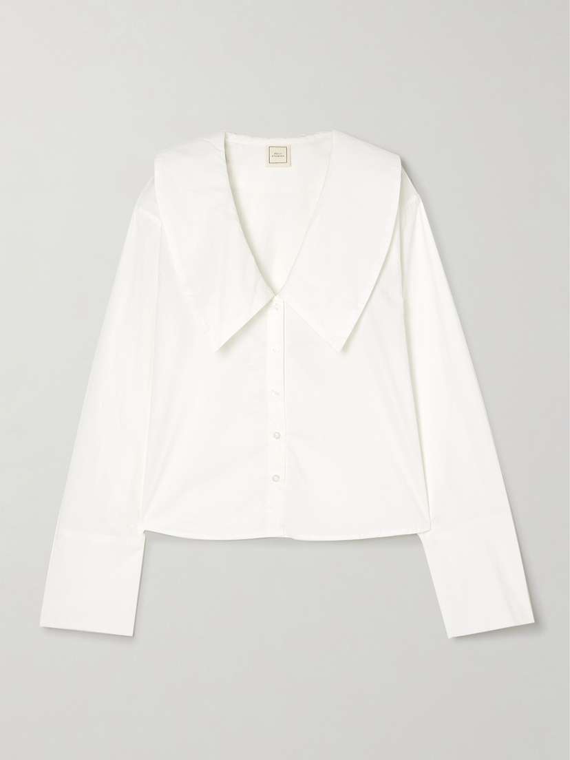 Deiji Studios Organic Cotton-poplin Shirt - x large