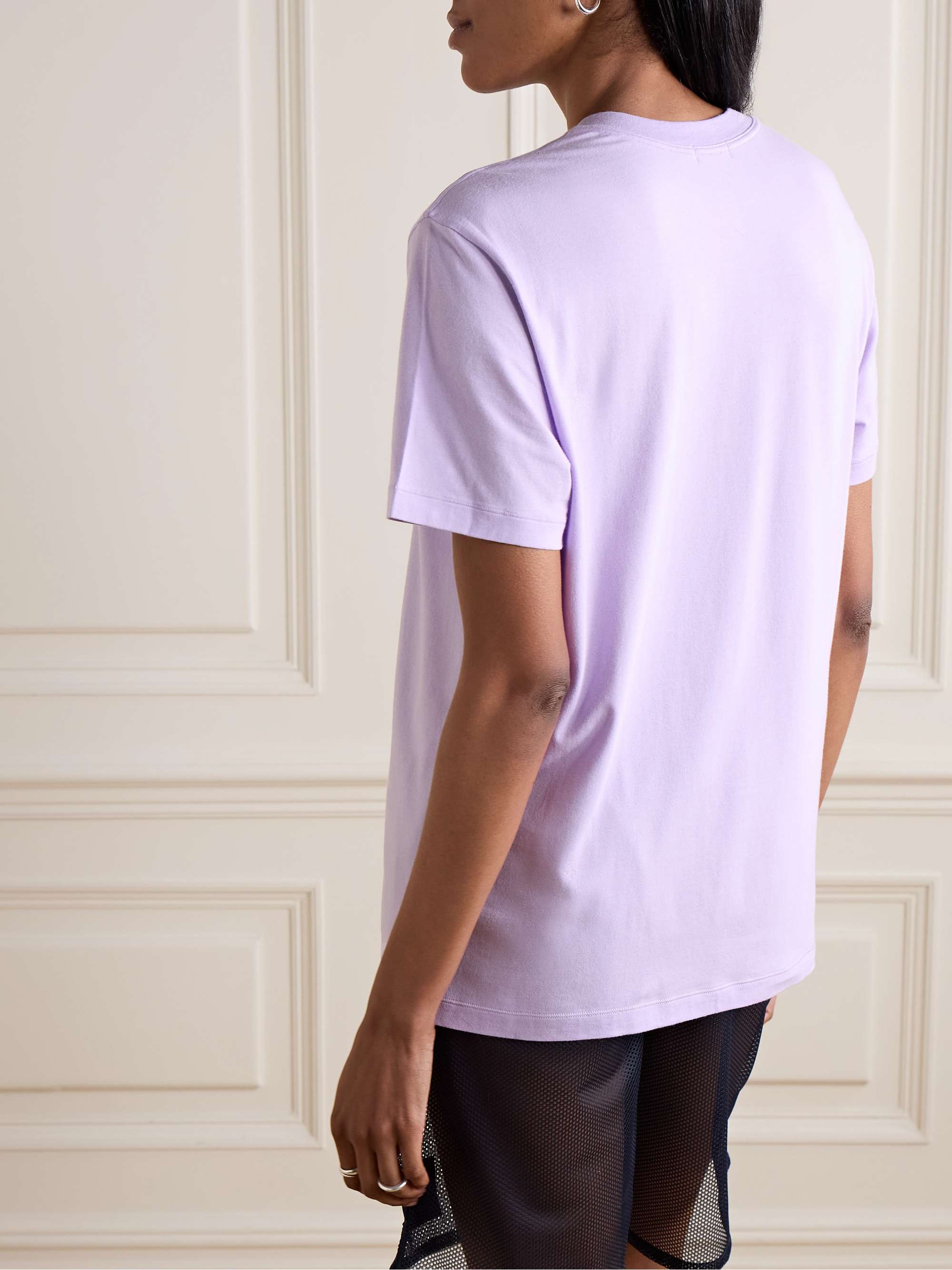 SKIMS Boyfriend stretch-modal and cotton-blend jersey T-shirt - Onyx