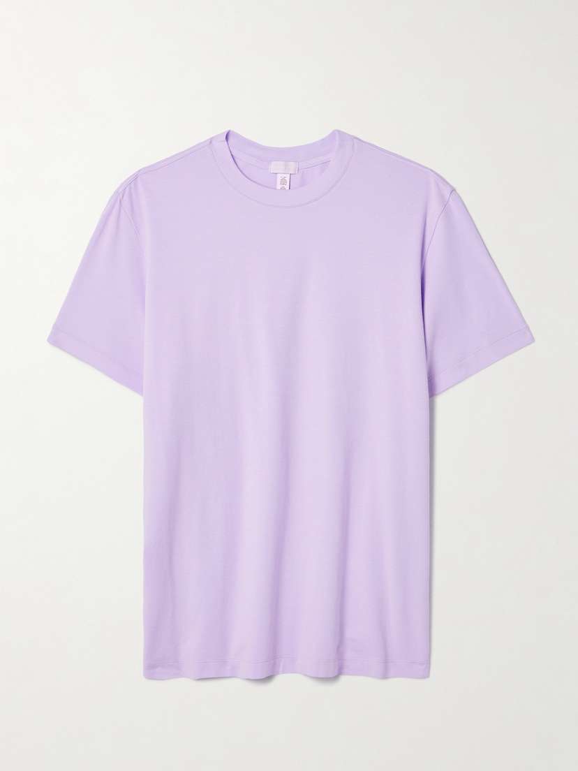 Skims Boyfriend Stretch-modal And Cotton-blend Jersey T-shirt - Lily