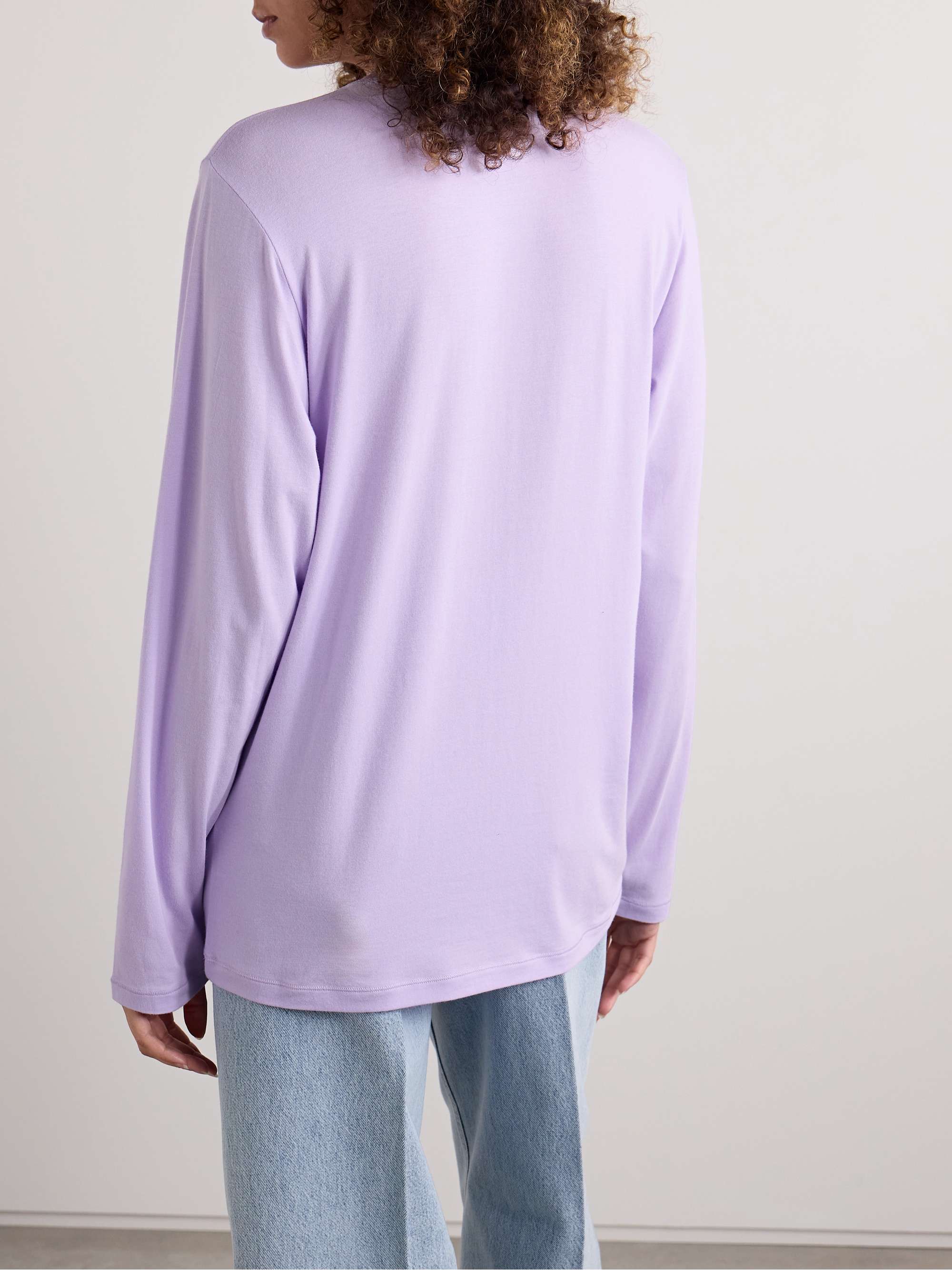 SKIMS Boyfriend stretch-modal and cotton-blend jersey T-shirt - Marble
