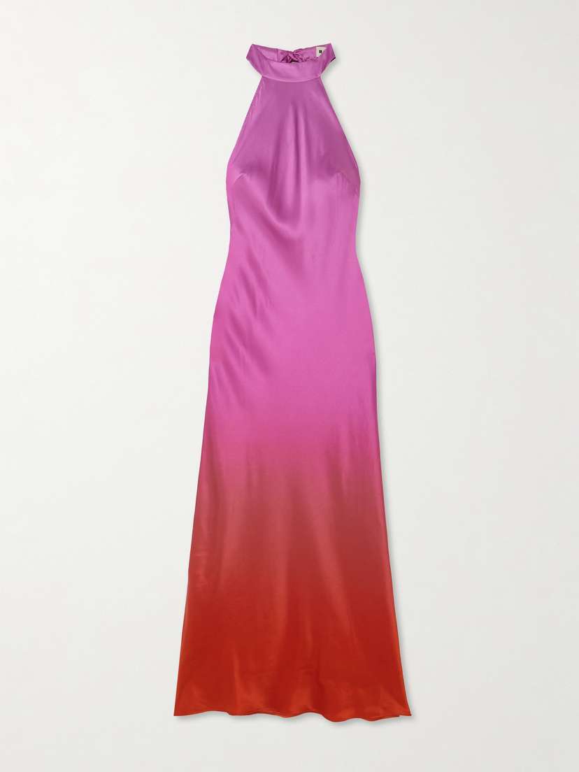 Rixo Savona Dégradé Silk Gown