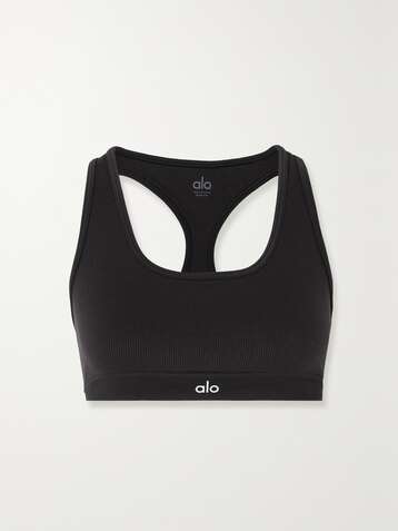 Airbrush ambient logo bra - Alo Yoga - Women | Luisaviaroma