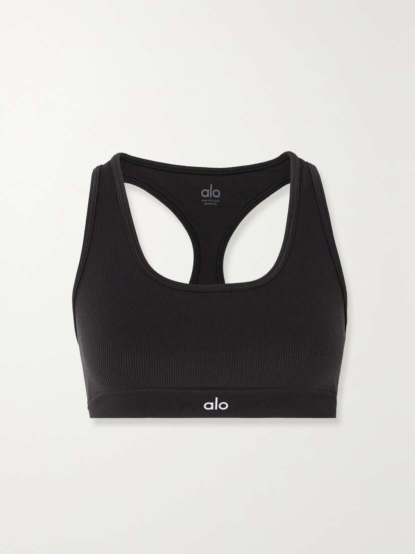 Alo Yoga Ribbed Stretch Sports Bra