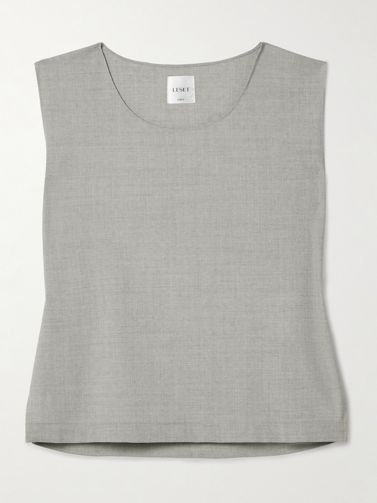 Leset Jane Wool-blend Tank In Grey