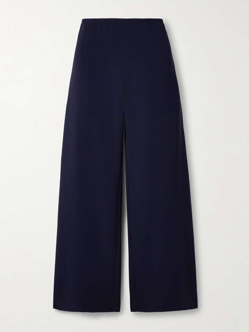 LESET Arielle Crepe Wide-leg Pants - x large