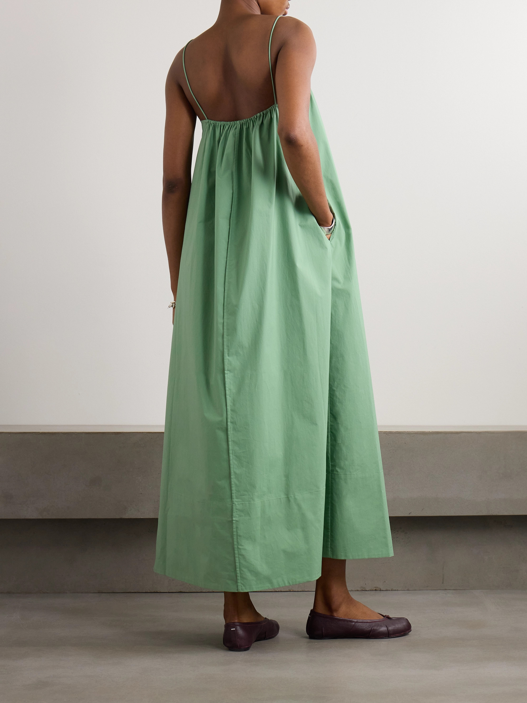 by malene birger green dress CALA DE LA CRUZ Bena Top Vista