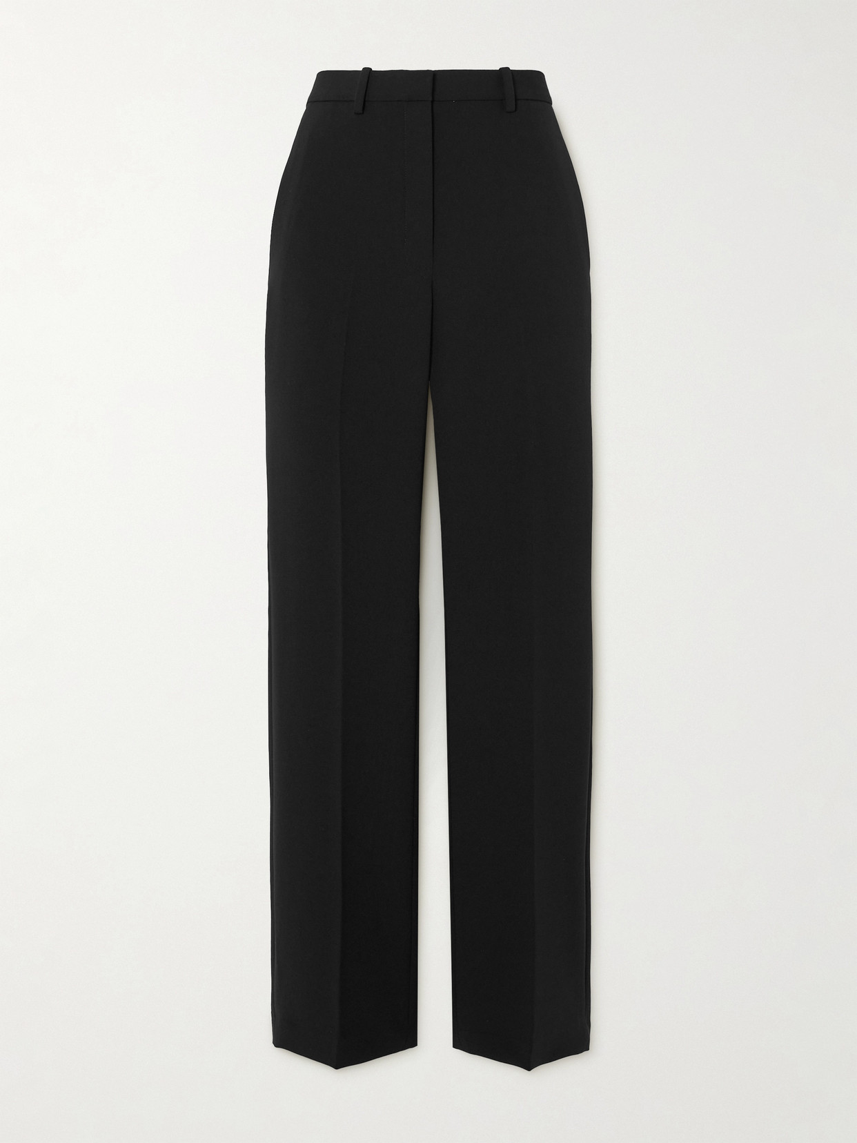 Theory + Net Sustain Crepe Straight-leg Pants In Black