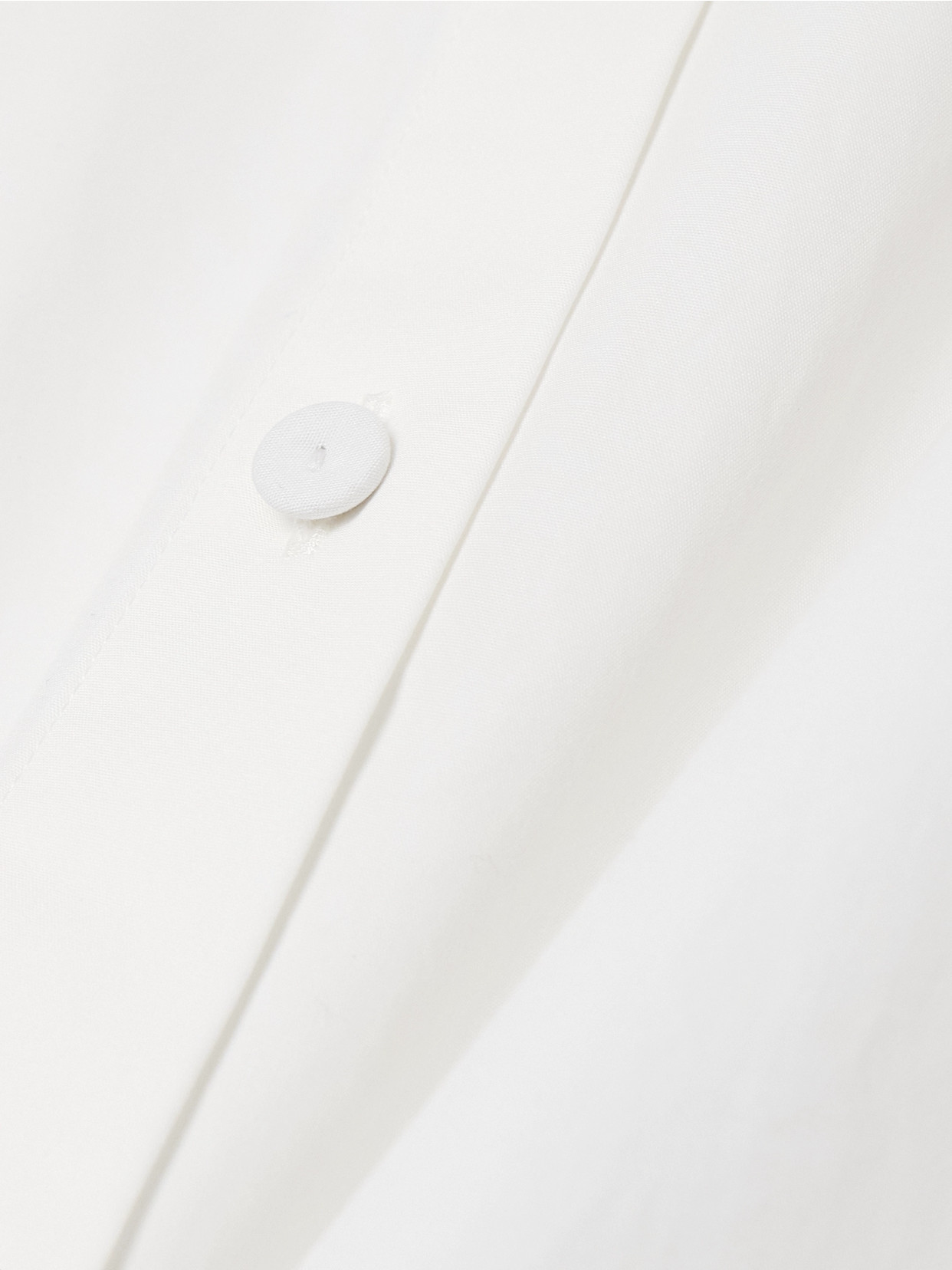 Jil Sander Oversized Cotton-poplin Shirt In White