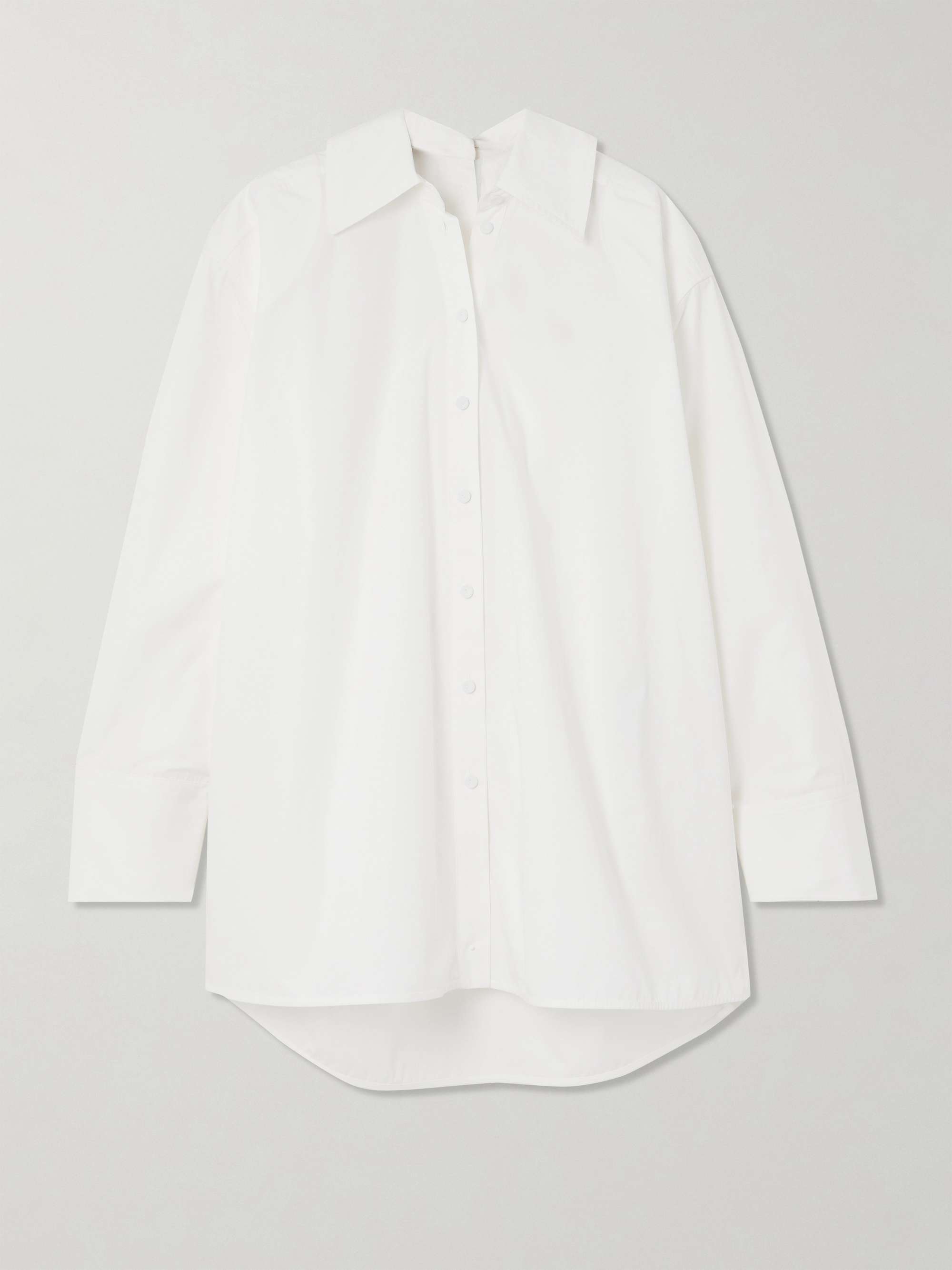 Oversized cotton-poplin shirt JIL SANDER da donna | NET-A-PORTER