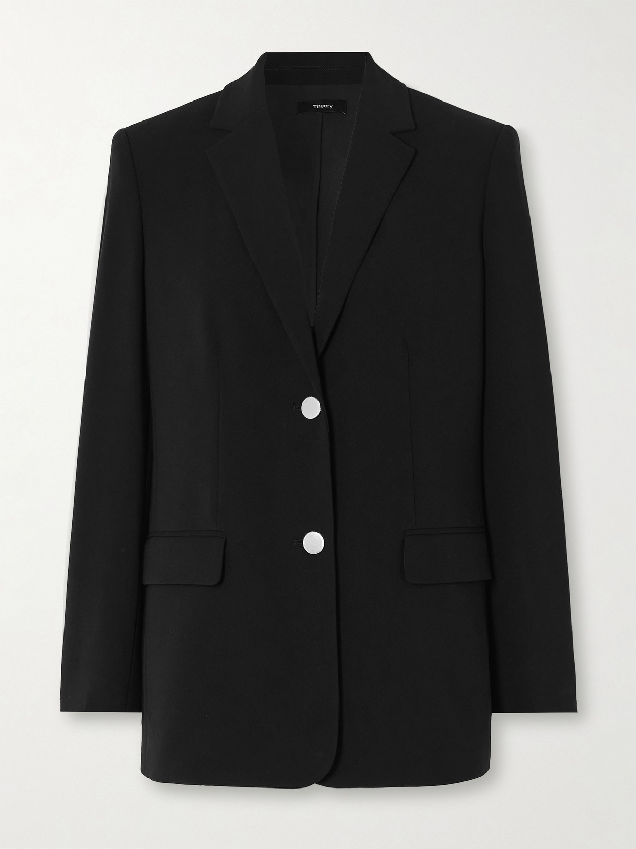 Theory - + Net Sustain Crepe Blazer - Black