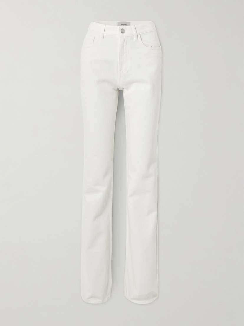 Coperni Embellished High-rise Straight-leg Jeans
