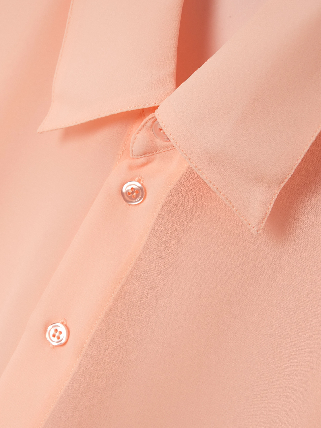 Coperni Chiffon Blouse In Orange