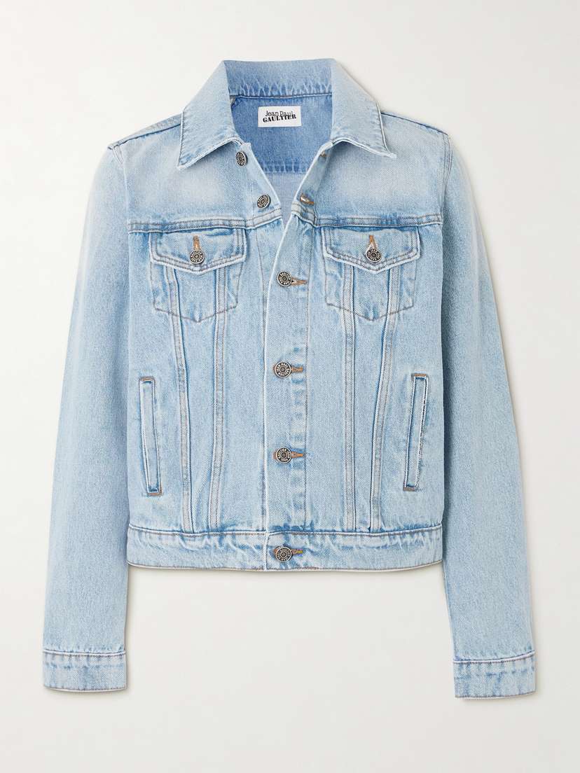 Jean Paul Gaultier Printed Denim Jacket