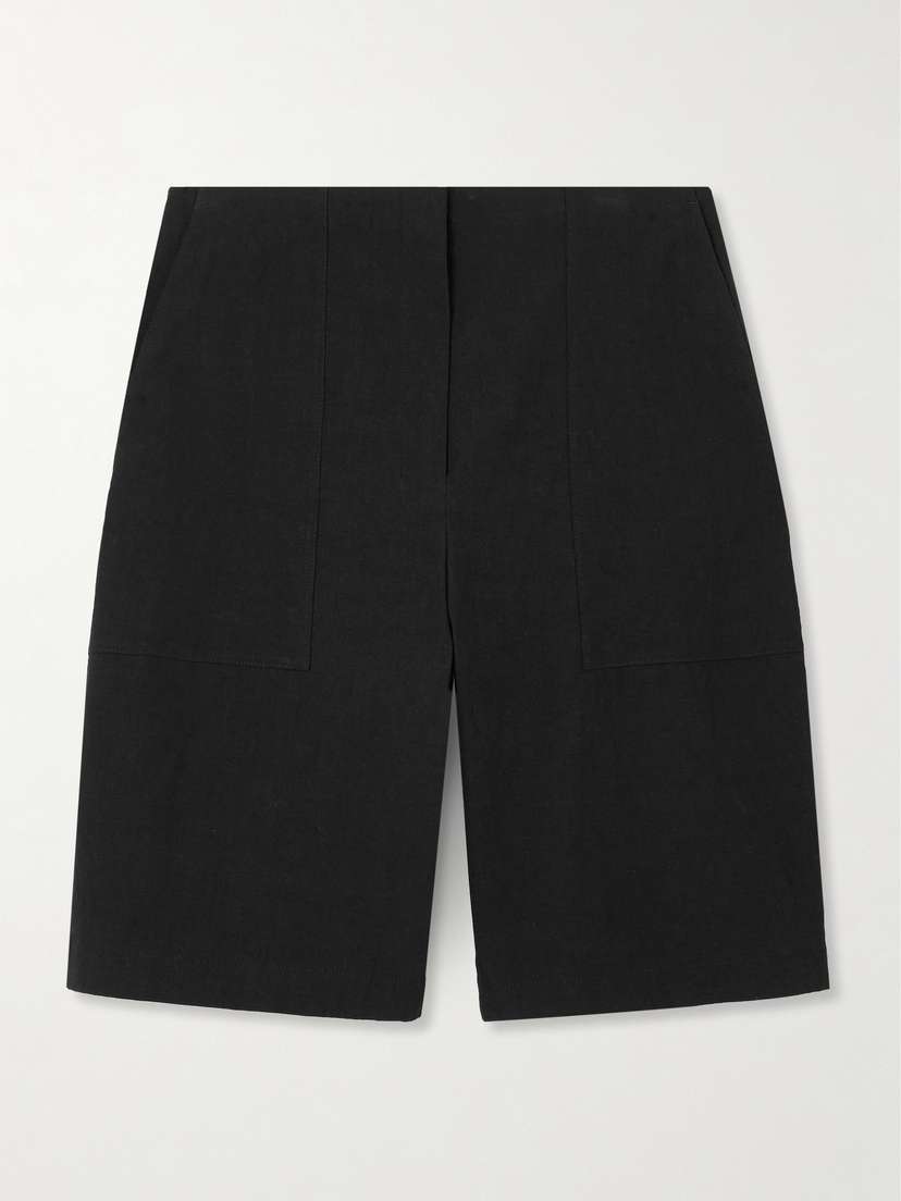 Theory Linen-blend Shorts