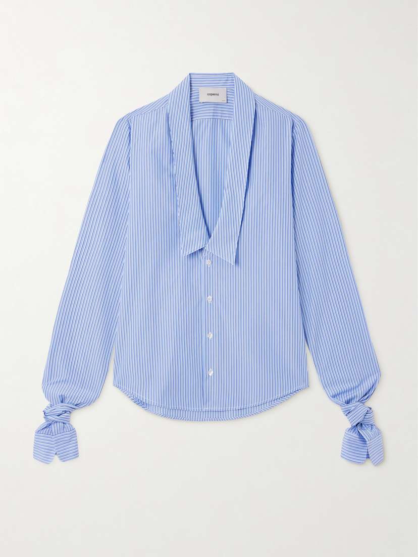 Coperni Striped Cotton-poplin Shirt