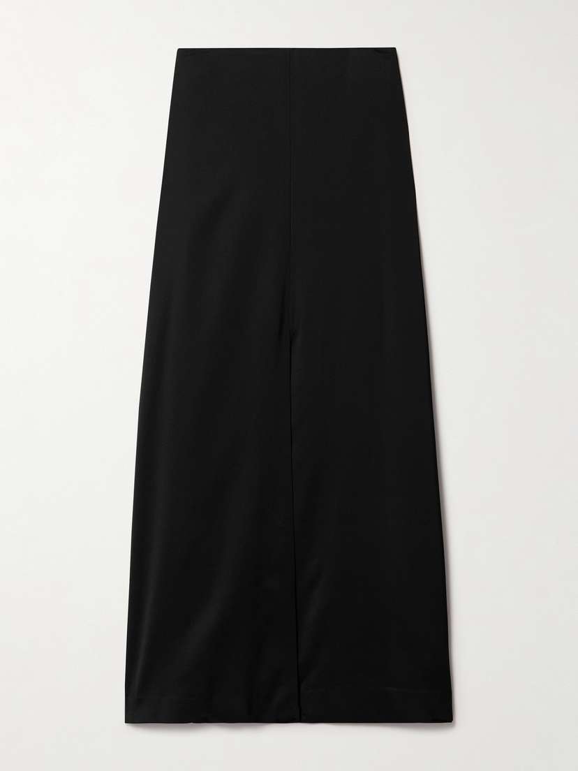 Dries Van Noten Satin-crepe Maxi Skirt