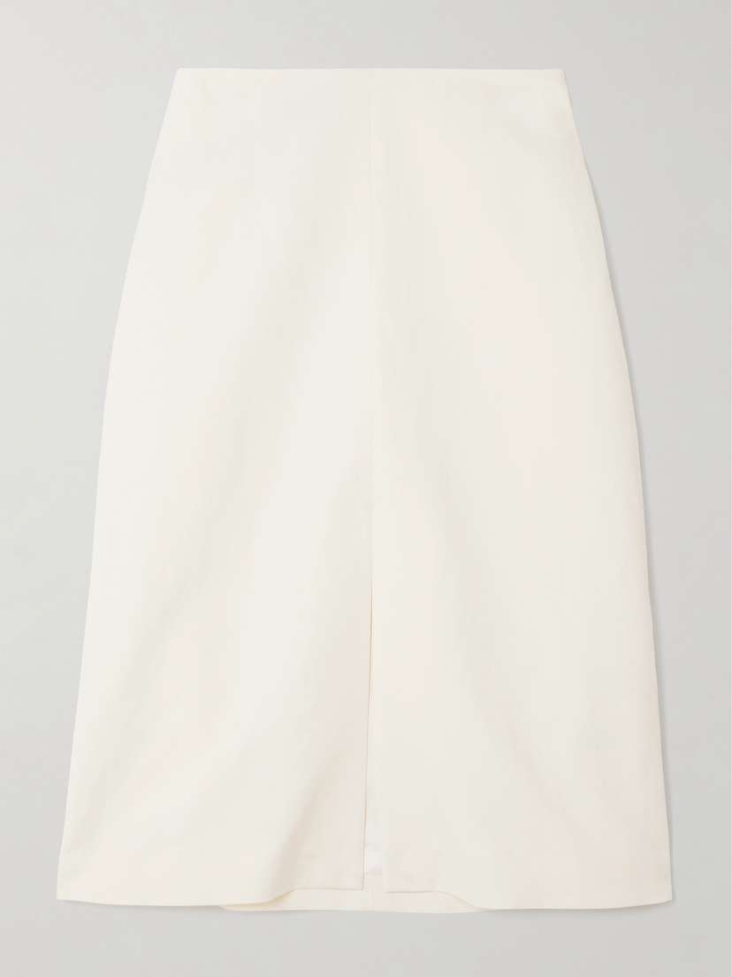 Dries Van Noten Twill Midi Skirt
