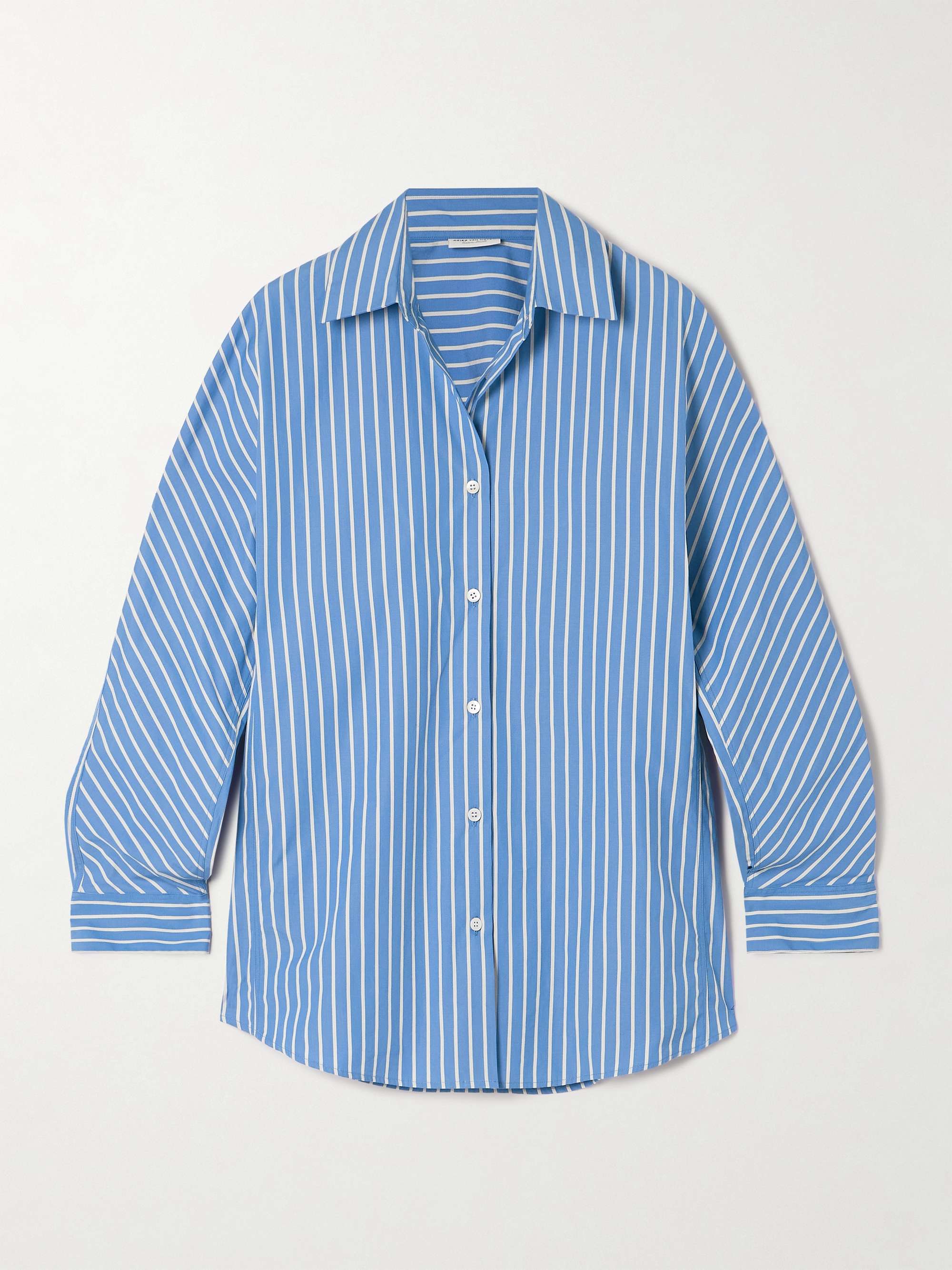 2025年新作アイテムが続々登場 cotton Striped NOTEN VAN DRIES shirt NET-A-PORTER | トップス