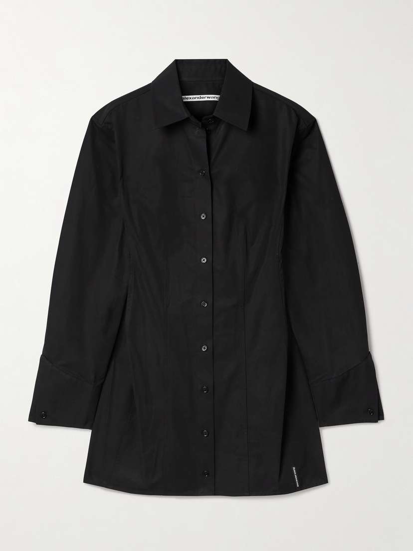 Alexander Wang Cotton-poplin Mini Shirt Dress