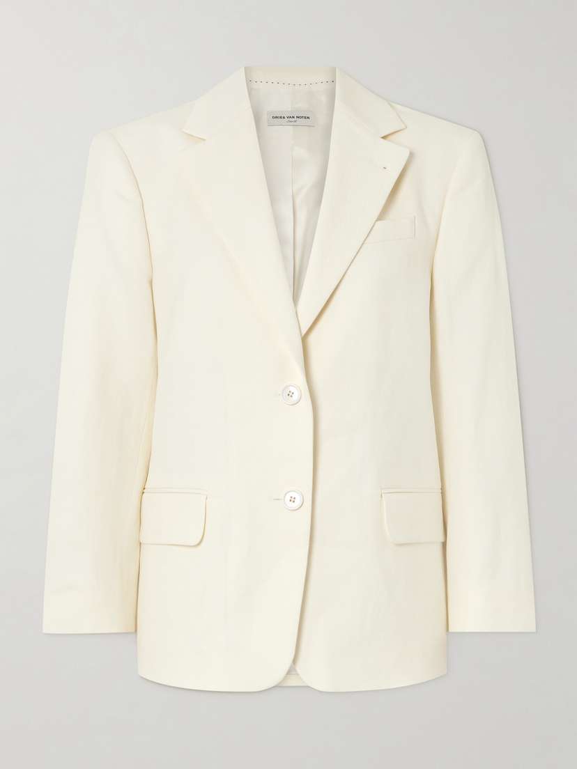 Dries Van Noten Twill Blazer