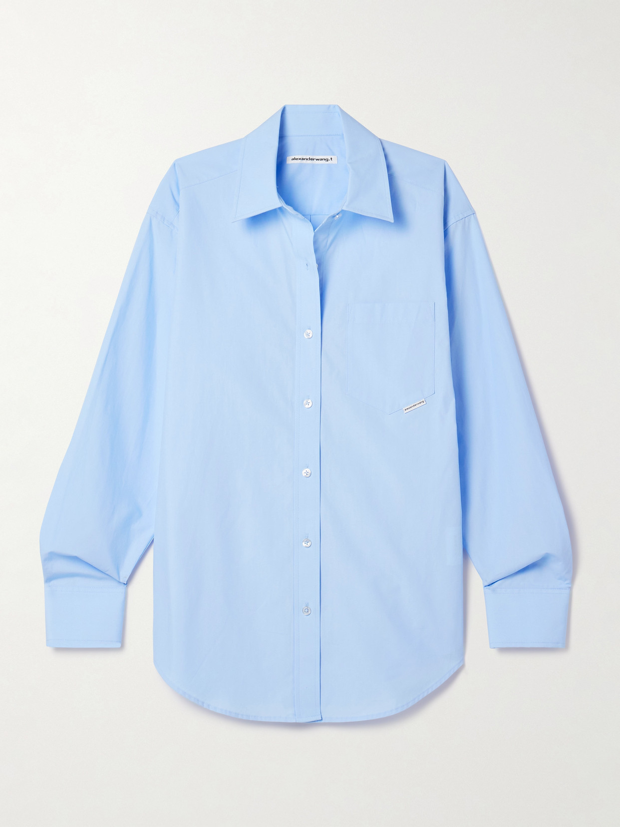 alexanderwang.t Cotton-poplin Shirt - Blue