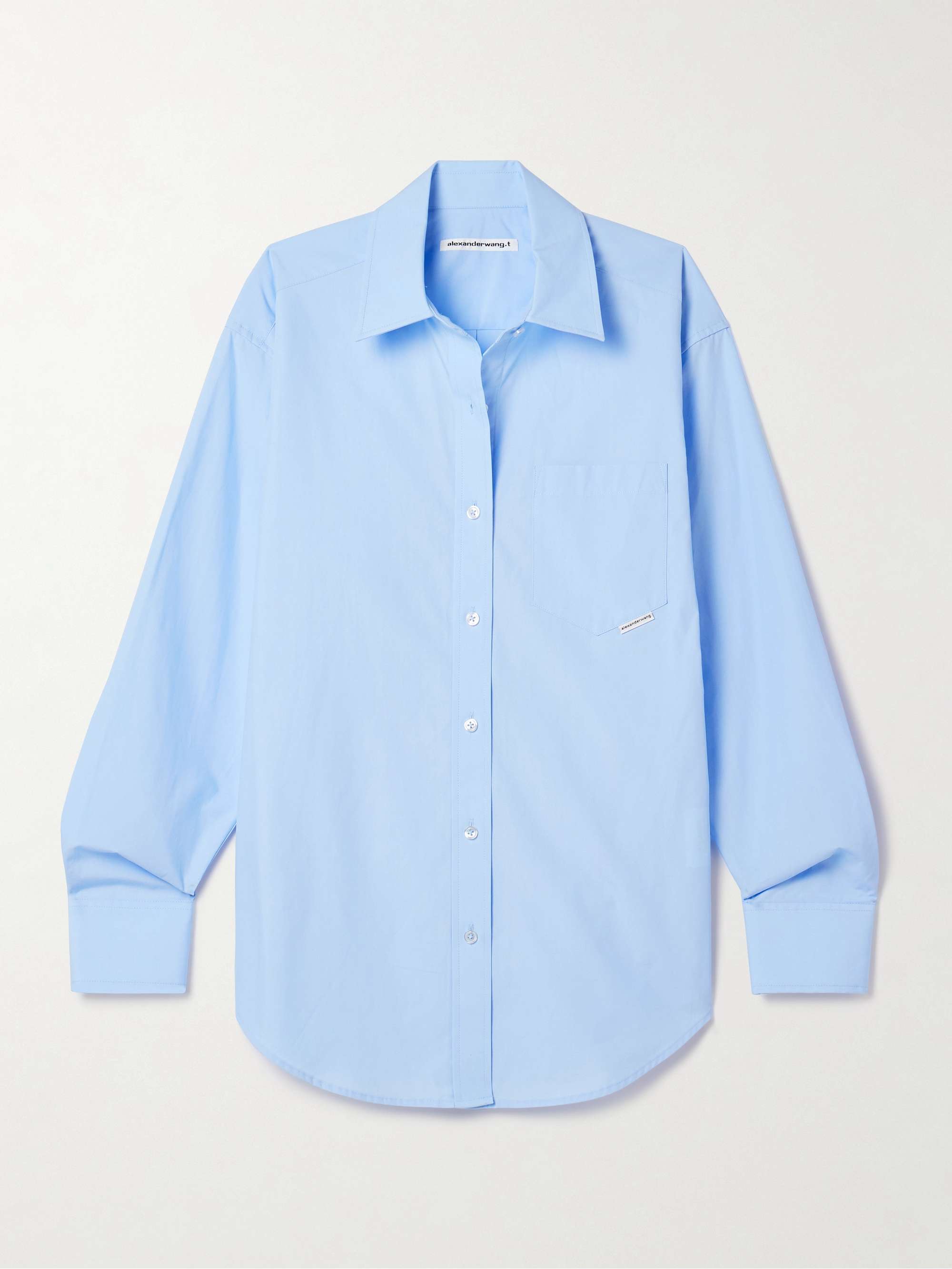 T BY ALEXANDER WANG Cotton-poplin shirt | NET-A-PORTER