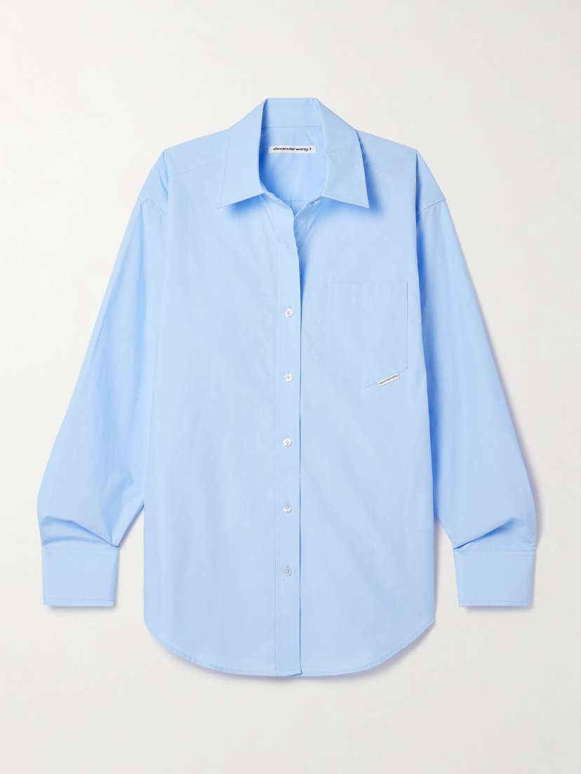 T BY ALEXANDER WANG Cotton-poplin Shirt - x large
