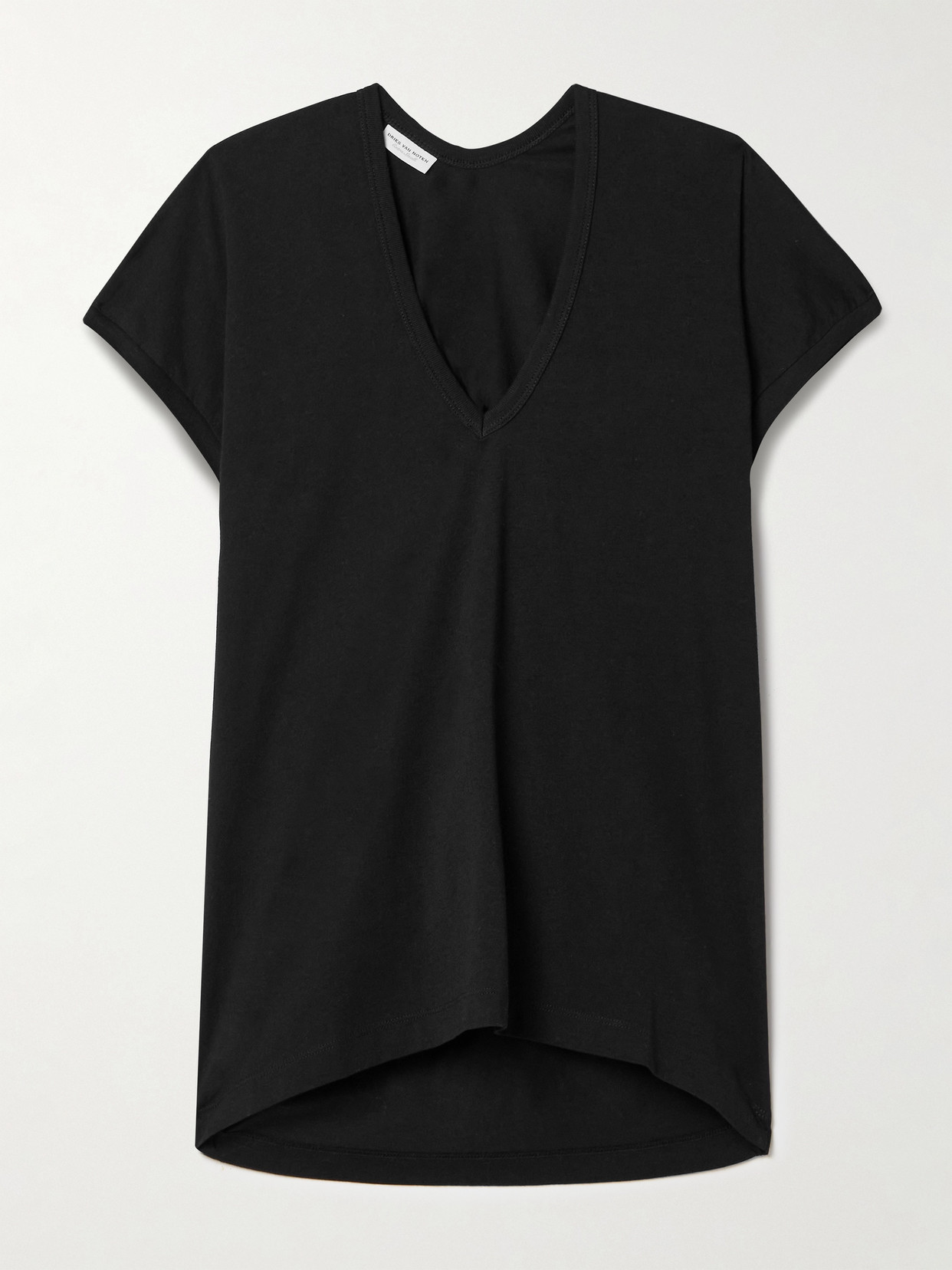 Dries Van Noten Cotton T-shirt - Black