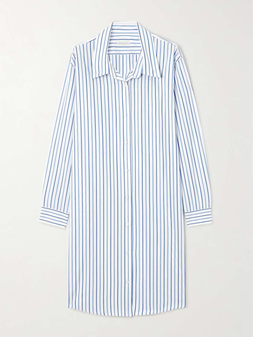 Dries Van Noten Striped Cotton-poplin Shirt Dress