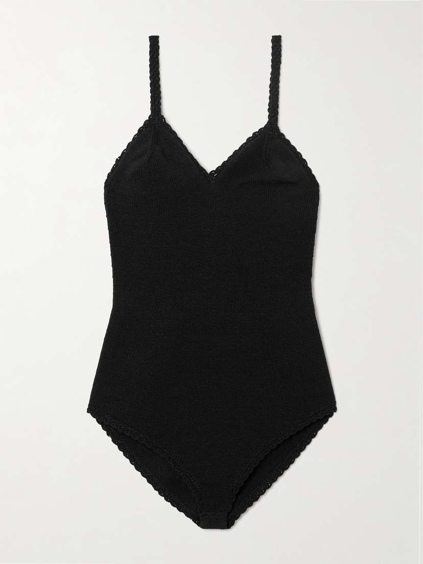 Dries Van Noten Knitted Cotton-blend Bodysuit
