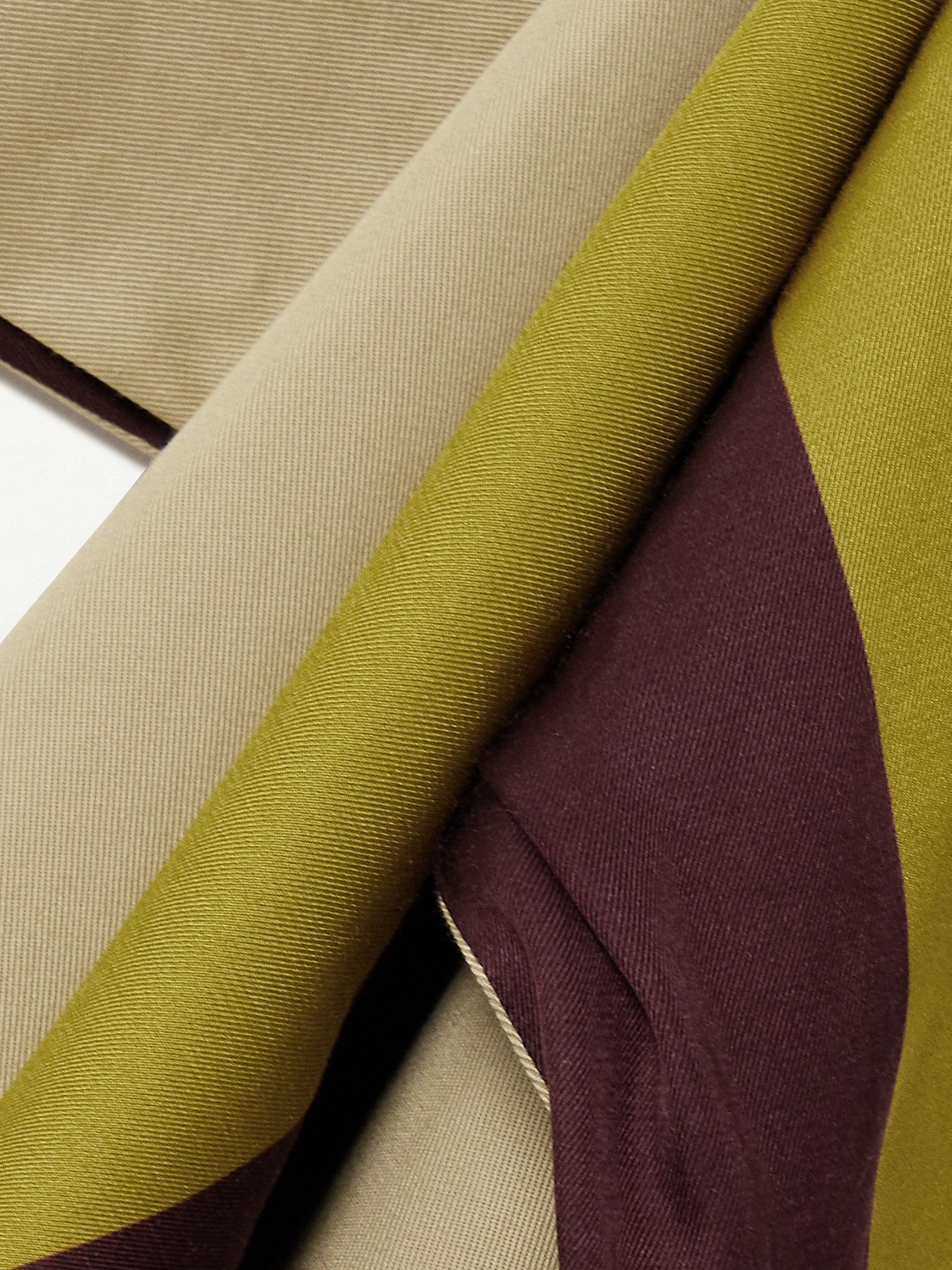 Dries Van Noten Asymmetric Draped Twill And Satin-twill Mini Skirt In Neutrals