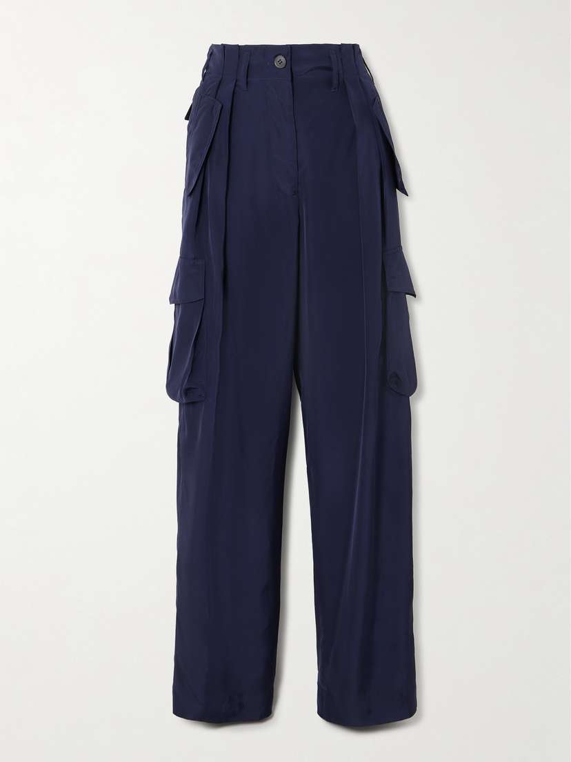 Dries Van Noten Shell Wide-leg Cargo Pants