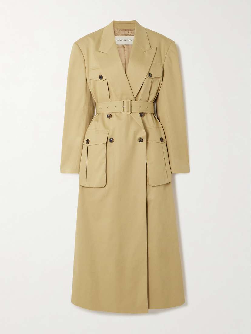 Dries Van Noten Cotton-twill Trench Coat