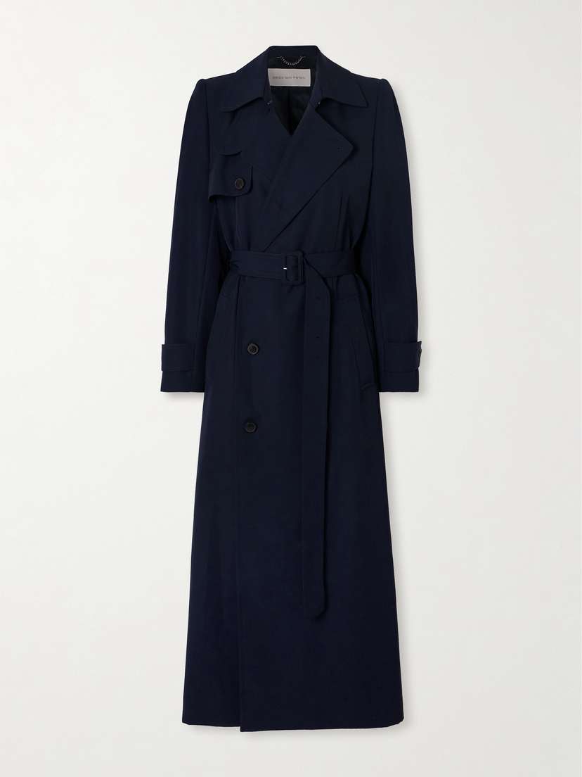 Dries Van Noten Twill Trench Coat