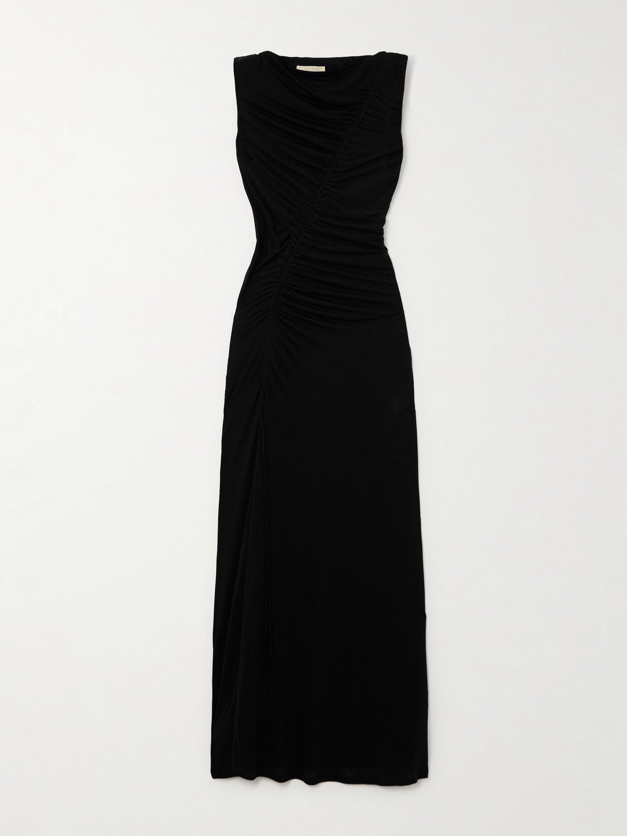 Ulla Johnson Natalia Lyocell-jersey Maxi Dress In Black