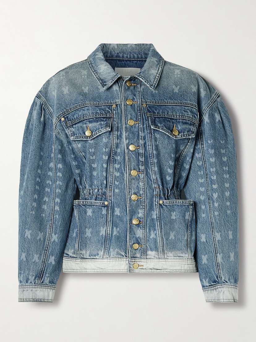 Ulla Johnson The Odette Bleached Denim Jacket - x large