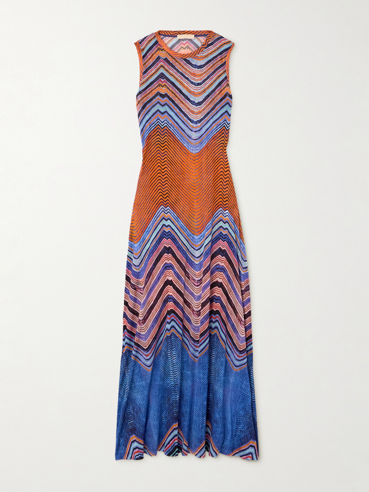 Ulla Johnson - Orla Striped Lyocell-jersey Midi Dress - Blue