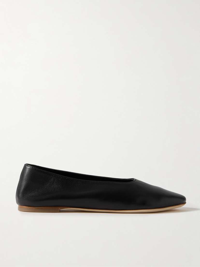 Staud Alba Leather Ballet Flats