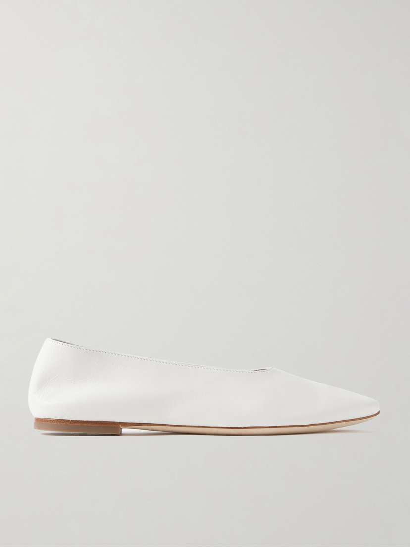 Staud Alba Leather Ballet Flats