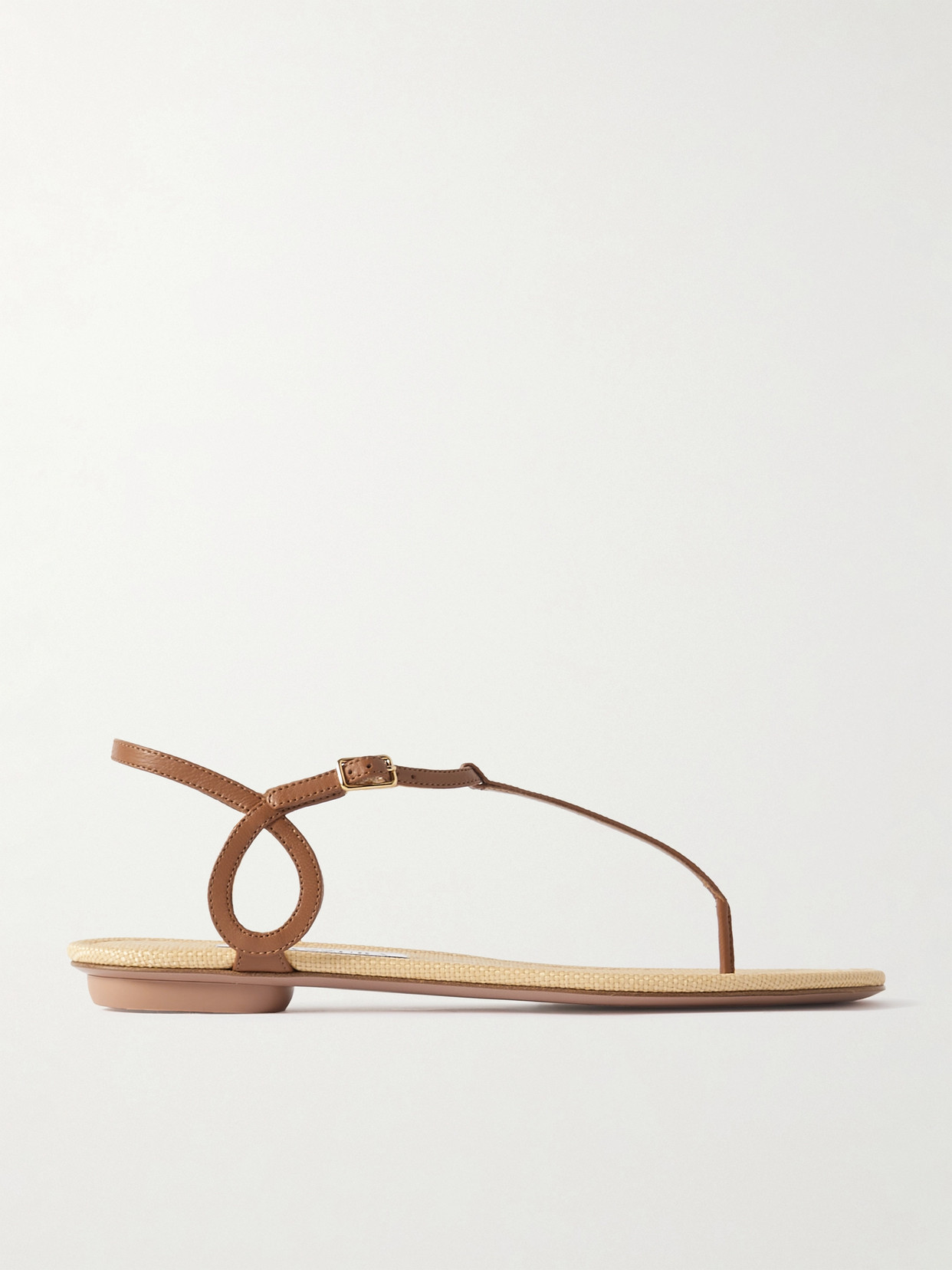 Aquazzura - Almost Bare Leather Sandals - Brown