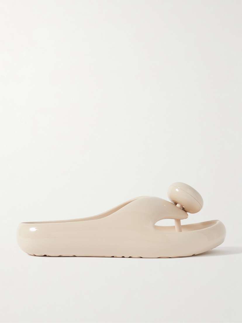 Loewe + Paula's Ibiza Pebble Logo-embossed Rubber Flip Flops