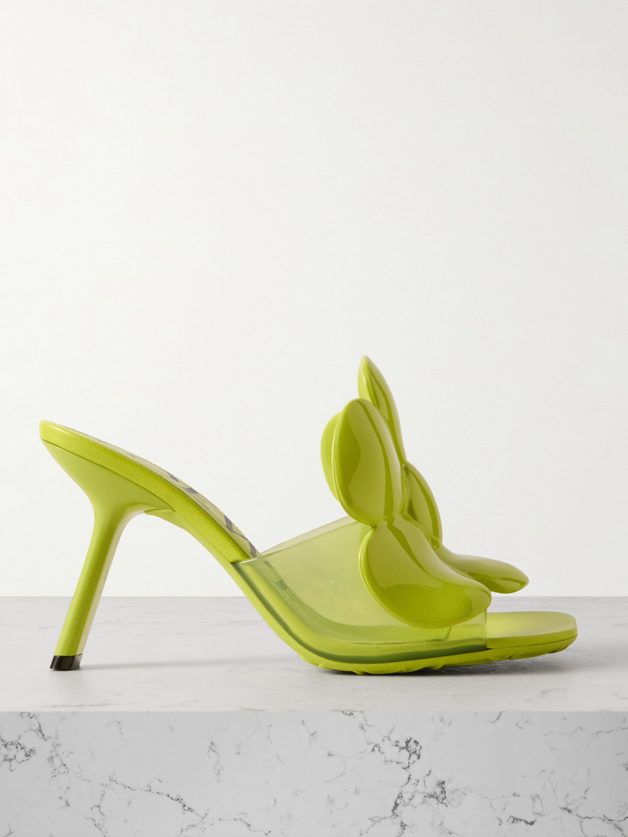 Loewe + Paula's Ibiza Appliquéd Pvc Sandals In Green