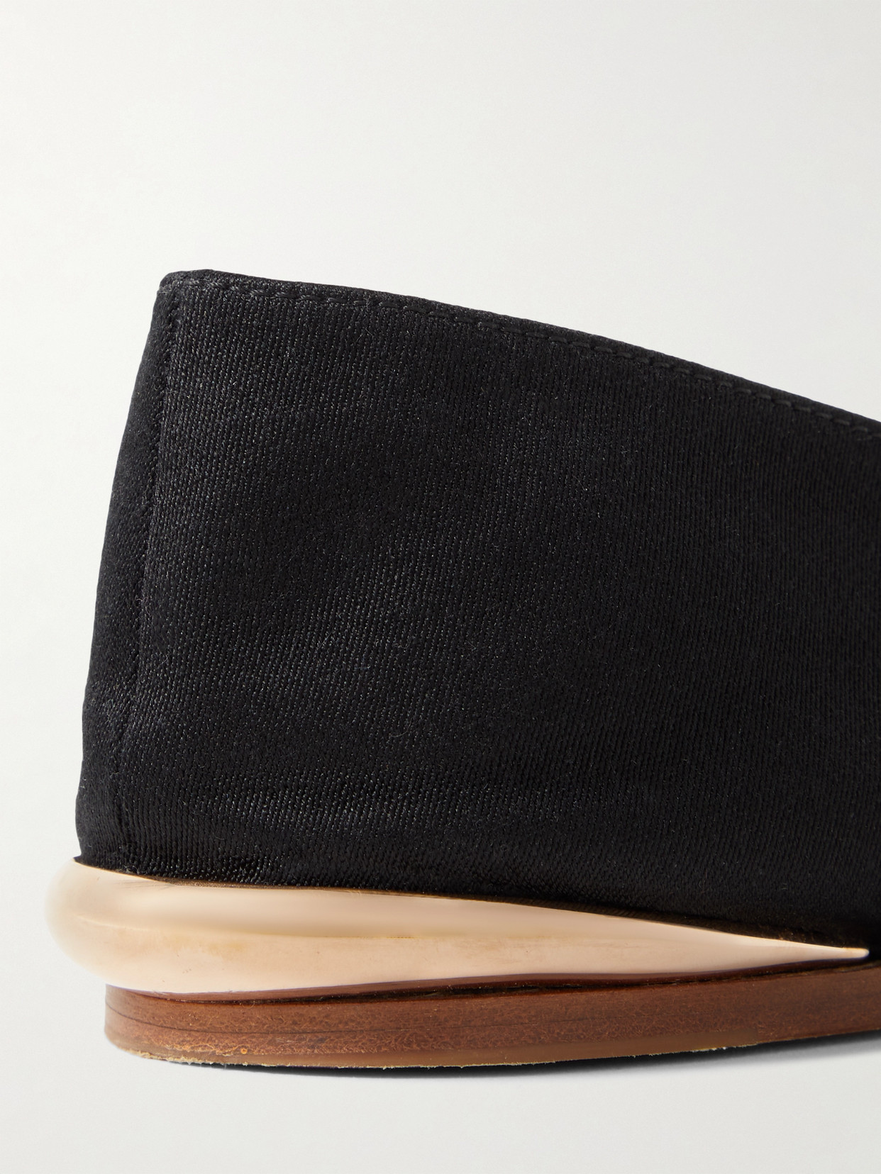 Gabriela Hearst Fleur Leather Ballet Flats In Black