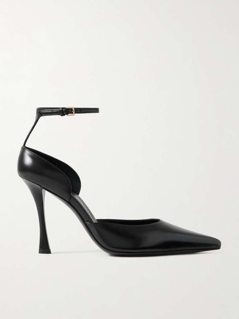 Givenchy Leather Pumps With Mesh Stockings