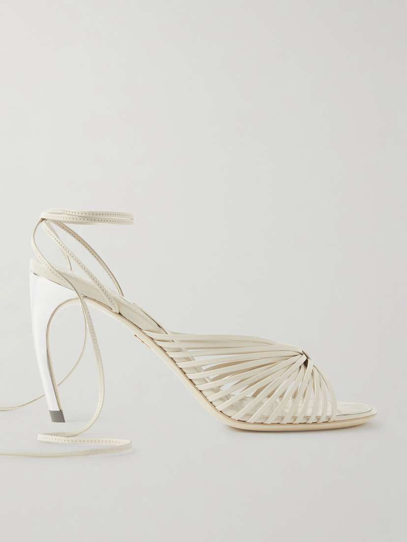 Ferragamo Atena 85 Leather Sandals