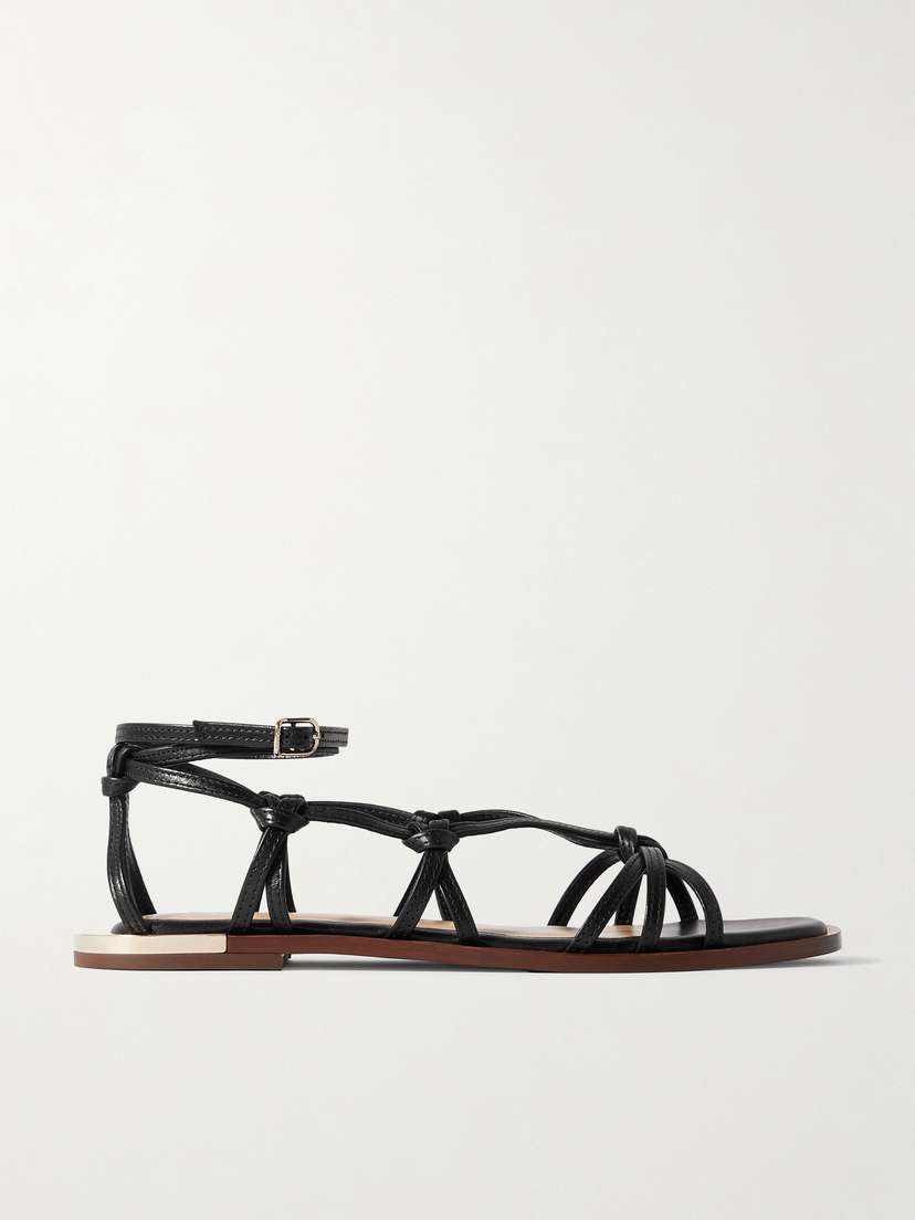 Chloé Uma Knotted Leather Sandals